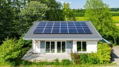 An eco-friendly, energy-efficient home with solar