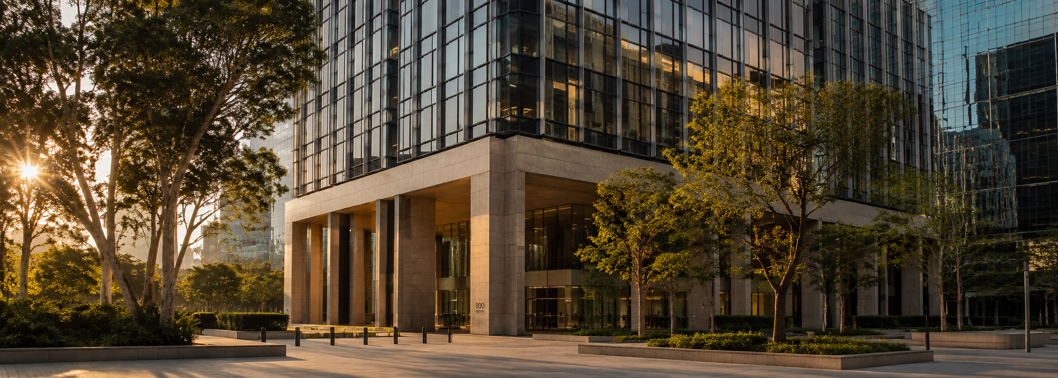 Established premium commercial office tower demonstrating the mature operational building performance associated with NABERS rated buildings in Australia.