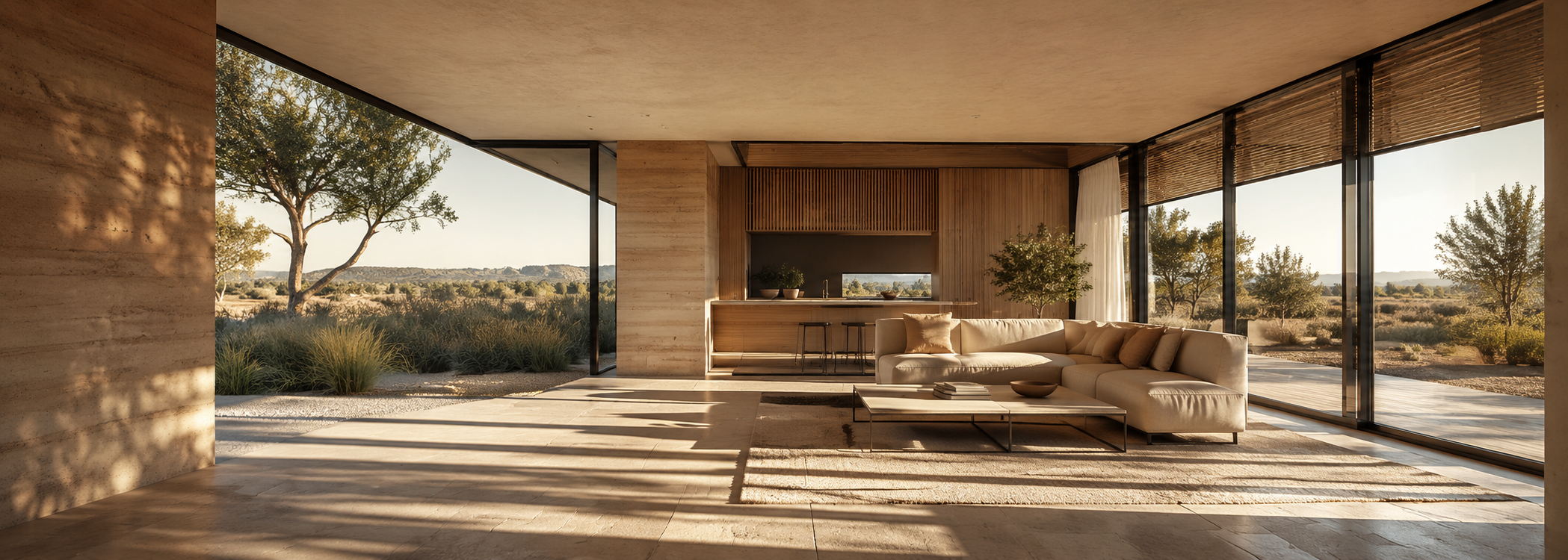 Contemporary Australian home designed around passive solar light, thermal comfort and a responsive hillside setting