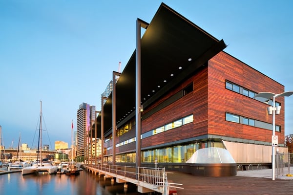 Image of building with Cross Laminated Timber