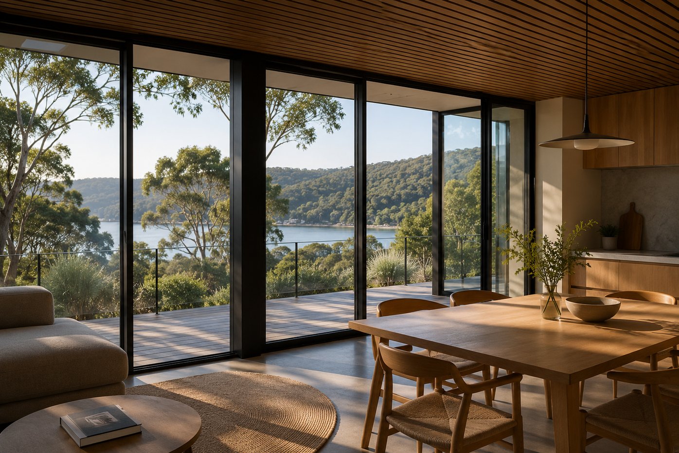 Modern living with scenic views