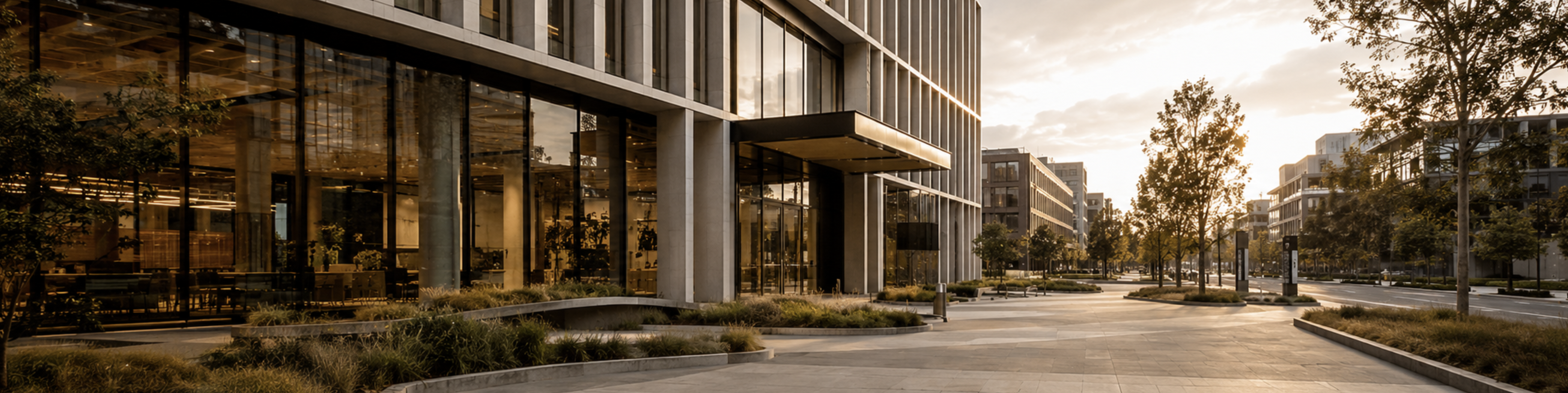 High-performance Australian commercial building representing Green Star certification, sustainable design, healthier workplaces and long-term operational performance.