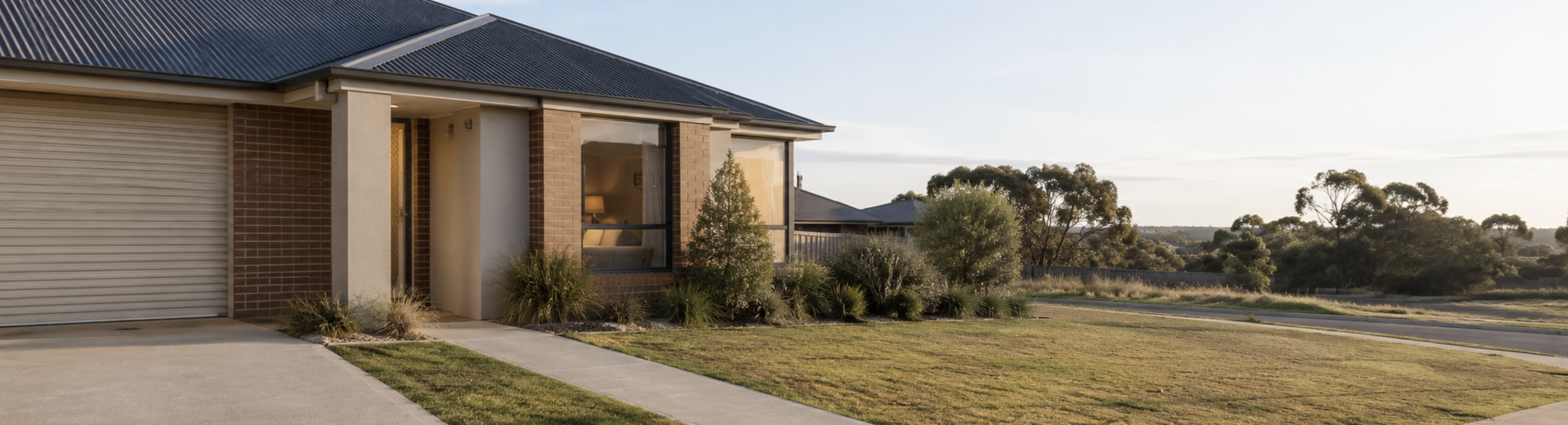 Contemporary Australian home representing residential energy ratings, NatHERS performance and the transition from older 6 Star requirements to current standards.
