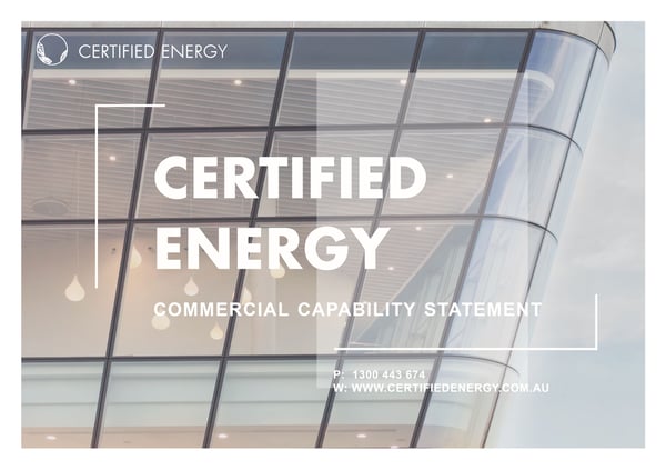 Certified Energy Capability Statement