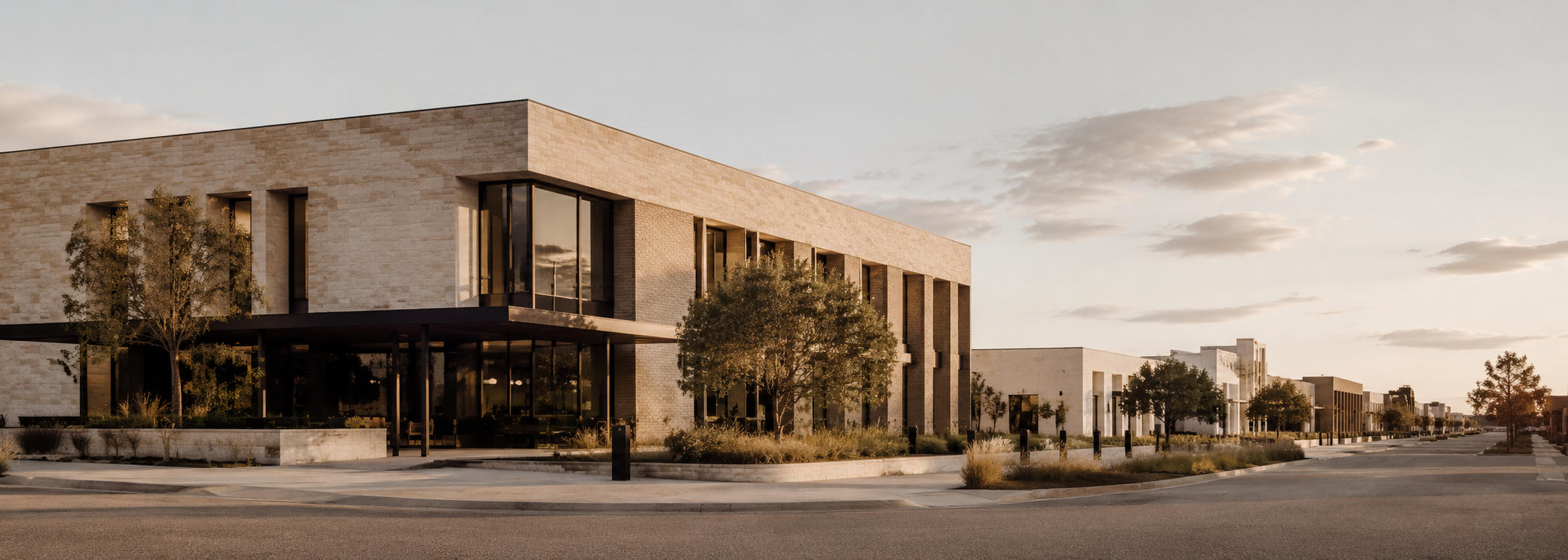 Contemporary building and material systems representing life cycle assessment, embodied carbon and whole-building environmental performance across design, construction, operation and end of life.
