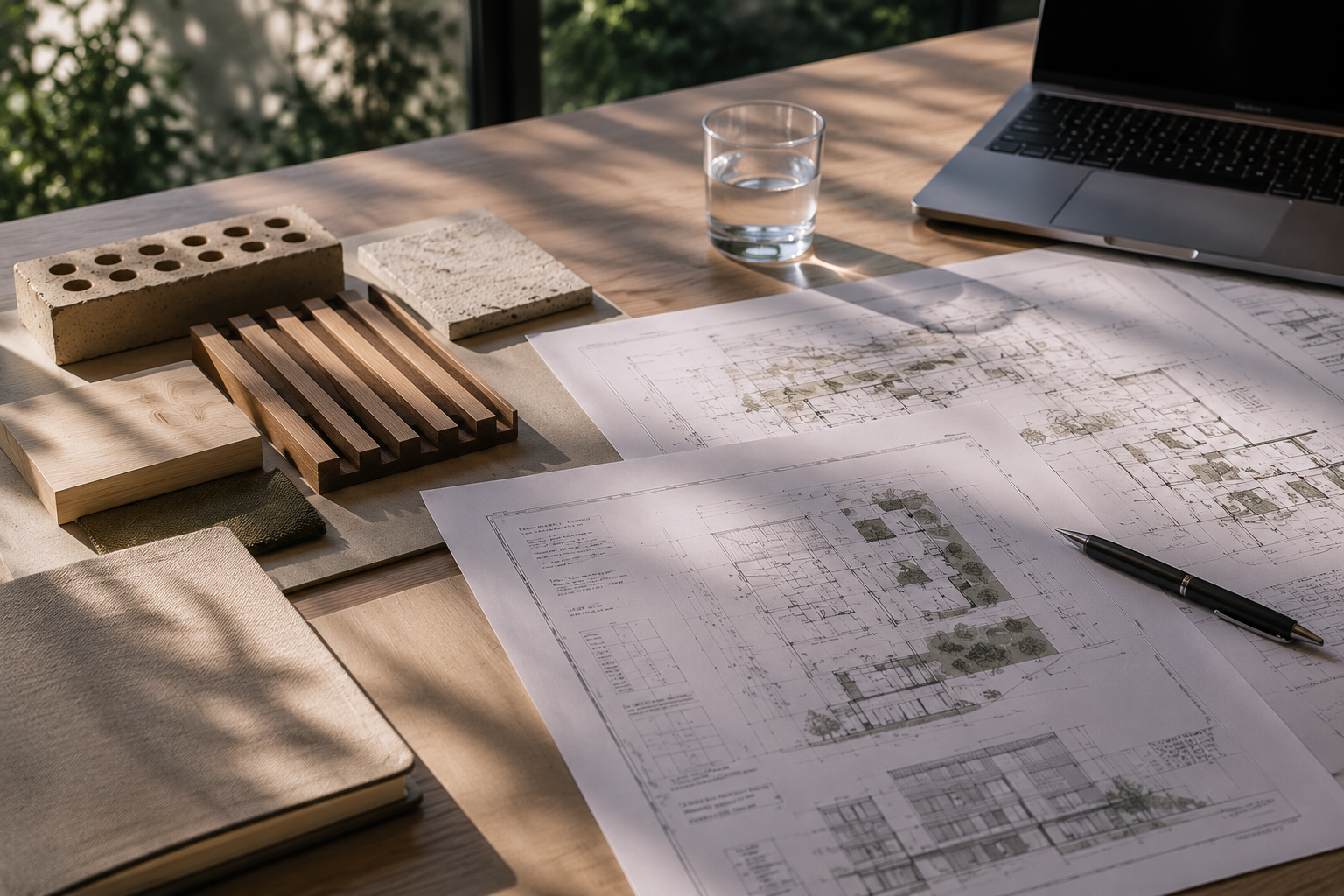A home energy rating assessor reviewing property documents, site photos and modelling notes for an established Australian home.