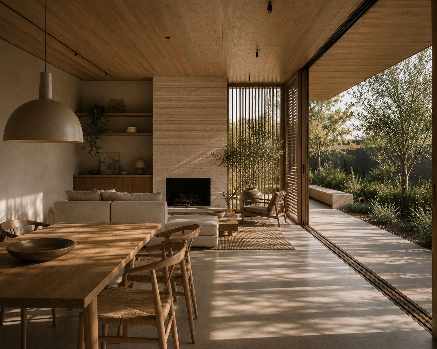 Australian climate responsive home design showing shaded glazing and passive comfort strategies
