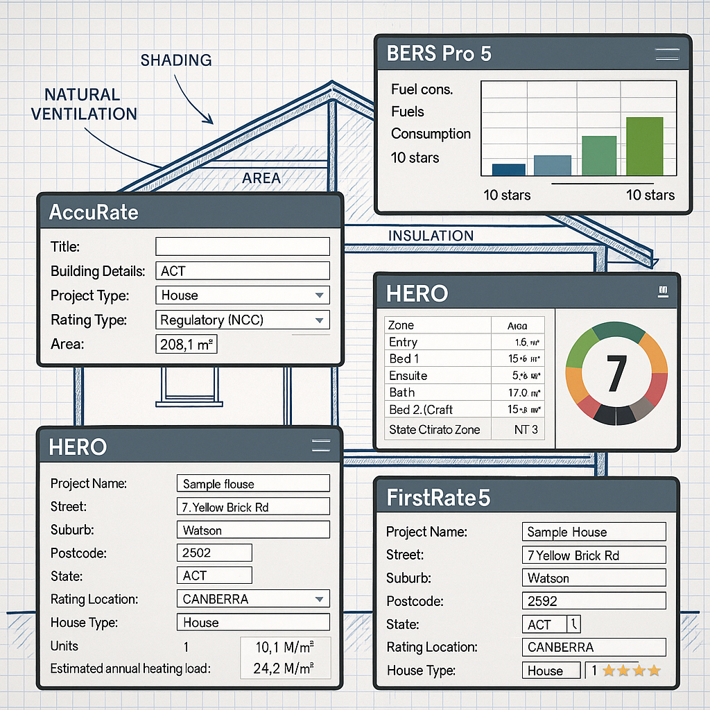 An overview model of accredited software to model residential thermal performance