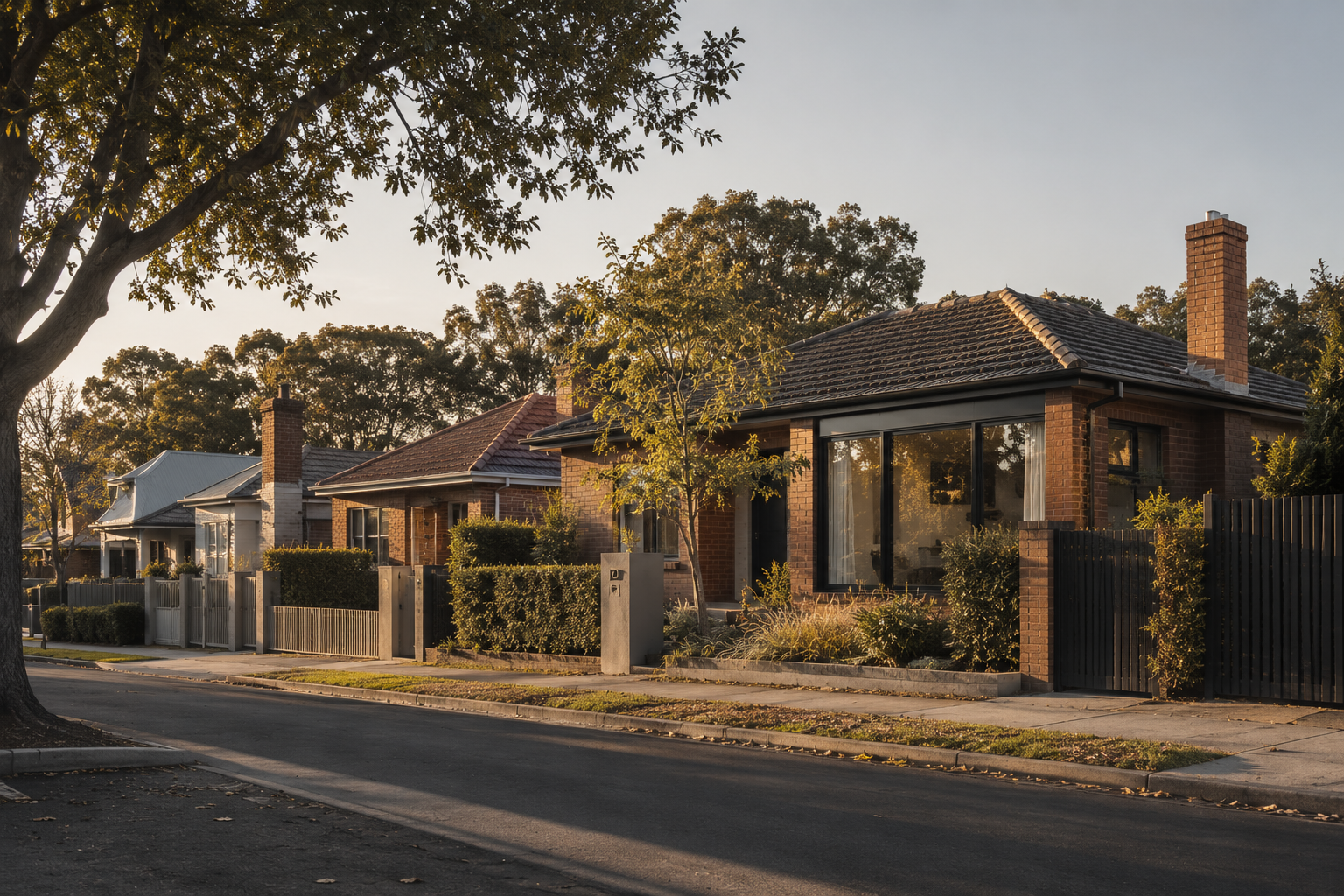 Existing Australian residential home used to represent NatHERS Existing Homes assessments and practical energy rating delivery.